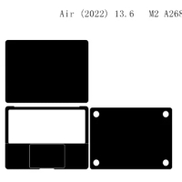 Sticker Skin Cover for Apple MacBook Air M2 A2681 13.6" 2022 Laptop Carbon fiber Vinyl Protection