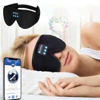 γ5.0 ANC Hi-FiγFon Kepala Bluetooth 3D Topeng Mata Tidur - Dual Mode Gaming/Music dengan Memory Foam