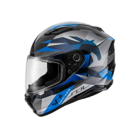 【SOL Helmets】SF-6全罩式安全帽 (獨角獸_黑/藍) ｜ SOL安全帽官方商城