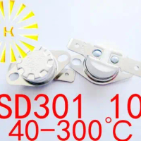 KSD301 10A 40-300 degree Ceramic 250V Normally Closed/Open Temperature Switch Thermostat Resistor x 100PCS