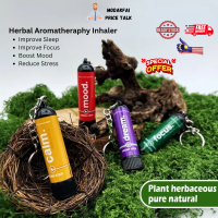 Natural Herb Inhaler | Pocket Aromatherapy 4-in-1 | Mood Booster, Focus, Calm, Deep Sleep Aid
