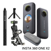 【Insta360】ONE X2 全景360度運動相機 攝影機 外出自拍組(公司貨)