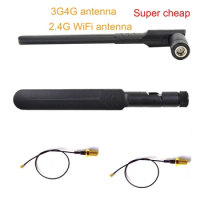 2.4GHz 2 x 5dBi 3g4g WiFi Antenna Aerial SMA Male wireless router RP-SMA Antenna + 2 x 10cm U.fl / IPEX Cable