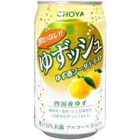 (即期良品)CHOYA 無酒精飲料-柚子風味(350ml)