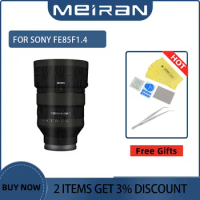 For Sony FE85mm F1.4 GM 85mmF1.4 85F1.4 85/1.4GM Camera Lens Protection Skin Coat Wrap Film Cover Film Decal Skin Anti-Scratch