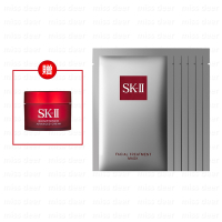 SK-II 青春敷面膜6片入/盒裝 贈致臻肌活能量活膚霜15g