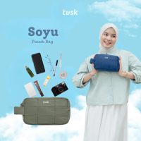 Tusk Bag Tas Make Up Wanita Pouch Travel kosmetik Soyu Water Resistant