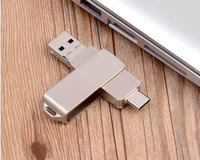 2GB 4GB 8GB 16GB 2.0 3.0 Type C flashdrive 3 in 1 Memory stick pendrive OTG USB disk drive jump drive 3 in 1 USB flash drive