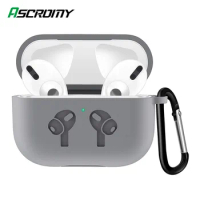Silicone Case For Airpod Pro Case For Apple Airpods Pro 3 Air pods Soft Slim Wireless Charging Headphone Earphone Cover Fundas