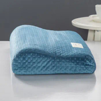 Cotton Pillowcase Memory Foam Bedding Set Bed Orthopedic Latex Pillow Cover Sleeping Pillow Protector Pillowsli 50*30cm/60*40cm