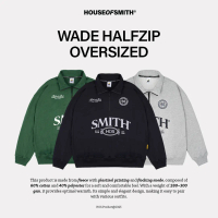 House of Smith Halfzip Oversize Wade Halfzip Oversized - Sweater Pria