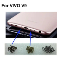 2PCS Gold / black For VIVO V9 VIVOV9 Buttom Dock Screws Housing Screw nail tack For VIVO V 9 Mobile Phones tested good