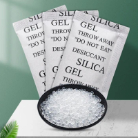 10-100Pack Non-Toxic Silica Gel Desiccant Damp Moisture Absorber Dehumidifier for Room Kitchen Clothes Food Storage Mold Remover