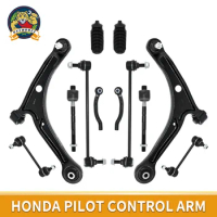 Svenubee 12pcs Suspension Kit Control Arm Ball Joint Tie Rod End Set for Honda Pilot Acura MDX 2001 2002 2003 2004 2005