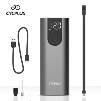 CYCPLUS A8 Electric Bicycle Pump Smart Air Inflator Portable Mini Air Compressor 2600mAh Rechargeable Type-c Port Pump for Car