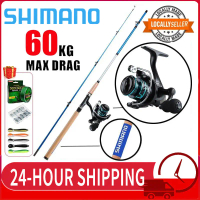 SHIMANO Fishing Rod Set CRZAXFGB 1.8m-3m Hollow Carbon Tahan Beban 15kg Reel 10-40lbs Stabil Kuat Pr