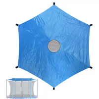 Trampoline Shade Cover Waterproof Oxford Outdoor Trampoline Sunshade Foldable Sun Protection Trampolines Canopy Anti-UV For kids