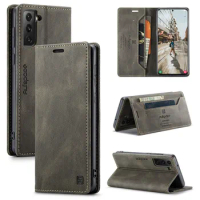 Samsung Galaxy S21 FE 5G Case Flip Leather Phone Cover For Samsung Galaxy S21 Plus S21 Ultra Case Luxury Magnetic Flip Wallet