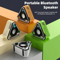 Loa Bluetooth Cầm Tay trong suốt, V2, không dây 5.3, với TWS và hộp RGB, máy hát karaoke mini, thích
