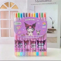 krayon Putar panjang 12 Warna / Crayon Putar Panjang 12 Warna/Rolling Crayon/Oil Pastel atk anak luc