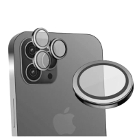 【Simmpo 簡單貼】iPhone 15 Pro Max 攝影光學鏡頭貼 Lens Ultra(鈦色款)