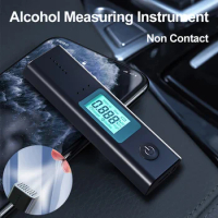 Portable Mini Breathalyzer Alcohol Measuring Instrument Tester High Sensitivity High Precision Non Contact Alcohol Detector