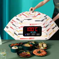不再吃冷菜飯菜保溫蓋菜罩用食物罩菜罩折疊餐桌罩