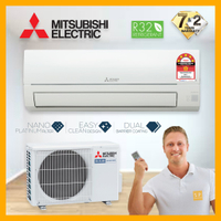 Mitsubishi 1HP/1.5HP/2HP/2.5HP R32 Inverter Air Conditioner (MSY-JS10VF / MSY-JS13VF / MSY-JS18VF / 