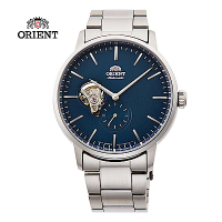 ORIENT 東方錶半鏤空系列 機械錶  藍色 RA-AR0101L