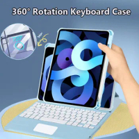 Trackpad Keyboard for Samsung Galaxy Tab S6 Lite 2024 10.4 A9 Plus 2023 S8 S7 11inch S9 FE A8 10.5 720 Rotate Case Pen Holder
