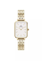 Daniel Wellington Quadro 20x26mm 5-Link Gold White Dial - 星辰手鏈流金表 - 五格珠寶式錶鏈 - 女士手錶 女士腕錶 女表 - DW 丹尼尔惠
