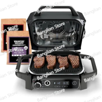 7-in-1 Grill, Smoker &amp; Air Fryer - Portable Electric with Pellets