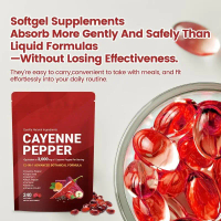 Vitamin D3+K2 Capsules CAYENNE PEPPER Capsules 240 pieces