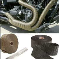 EXHAUST WRAP LAKBAN PENGAMAN PEREDAM PANAS KNALPOT GEONYIEEK