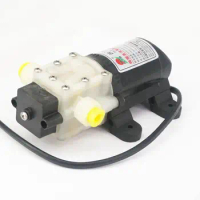 12V DC Electric Water diaphragm Pump self-priming booster pump 1/2" BSP Male for car 3.5A 45W 240L/H 4M 0-60 degrees celsius