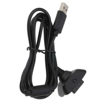 200pcs 1.5m USB Charging Cable Gamepad Power Supply Charger Cord For Xbox 360 Wireless Controller