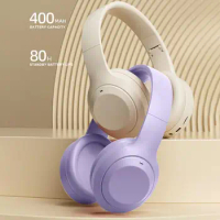 Noise Cancelling Audio Headset Wireless Headset Wireless Over-ear Headphones Active Noise Cancelling Hi-res Audio Tf Card