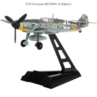 Fine 1/72 German BF109G-6 fighter Erich Hartmann Alloy collection model