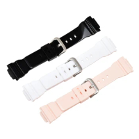 16mm PU Watches Band Strap Watch Belt For g-shock gma-s110 gma-s120 DW-5600 DW-6900 GW-M5610 Watchband Replace