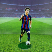 Standee Action Figure Pablo Gavi Jersey Barcelona FC Home 2022/2023