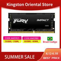 Kingston Memoria Ram ddr4 3200MHz 8gb 16gb 32g HyperX Impact SODIMM CL20 1.2V DRAM 260pin Intel Gaming Notebook memory for lapt