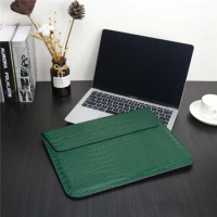 2021 MacBook Bag for Pro 16 New PU leather case For MacBook Pro 14 2021 Case Crocodile Pattern leather For Macbook 16 inch