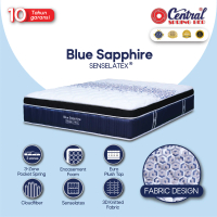 Springbed central blue sapphire (pocket plushtop) kasur only