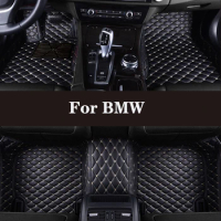 HLFNTF Full Surround Custom Car Floor Mat For BMW M3 M4 Convertible F82 F83(2door/4door) M5 F10 M6(2door/4ooor) Car Accessories