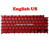 Laptop Keyboard For Samsung For Chromebook XE930QCA 930QCA English US Red Gray New