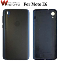 High Quality For Motorola Moto E6 Back Battery Cover Door Rear Housing Case Replacement Parts For Moto E6 Battery Cover Housing