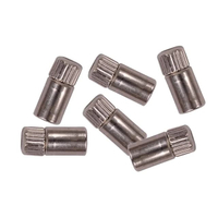 ปุ่มรับชั้น (เหล็ก) M6 รุ่น SS9 12+11 ขนาด M6 x 9 มม. (แพ็ก 10 ชุด) สีนิกเกิ้ล