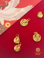 \Fu\" Pendant Gold 999 YHH"