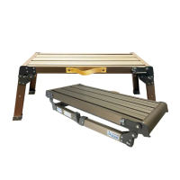 中型摺疊平台梯76x30x36cm/桌子/野餐桌/戶外/書桌/地基主/收納