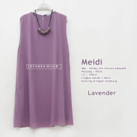 MEIDI Inner / Outer Tunik Tanpa Lengan atau Inner tanktop model tunik - Lavender, Allsize